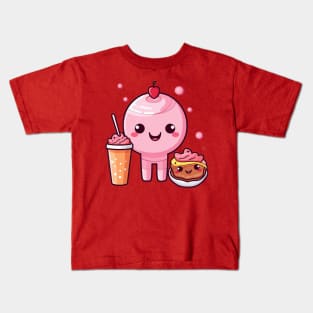 kawaii Ice cream  T-Shirt cute Candy food gilrl Kids T-Shirt